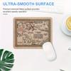 Vintage Map Rubber Mouse Pad Thick Non-Slip Base Computer Mouse Mat Desk Carpet Office Accessories Keyboard Pad Gamepad Home