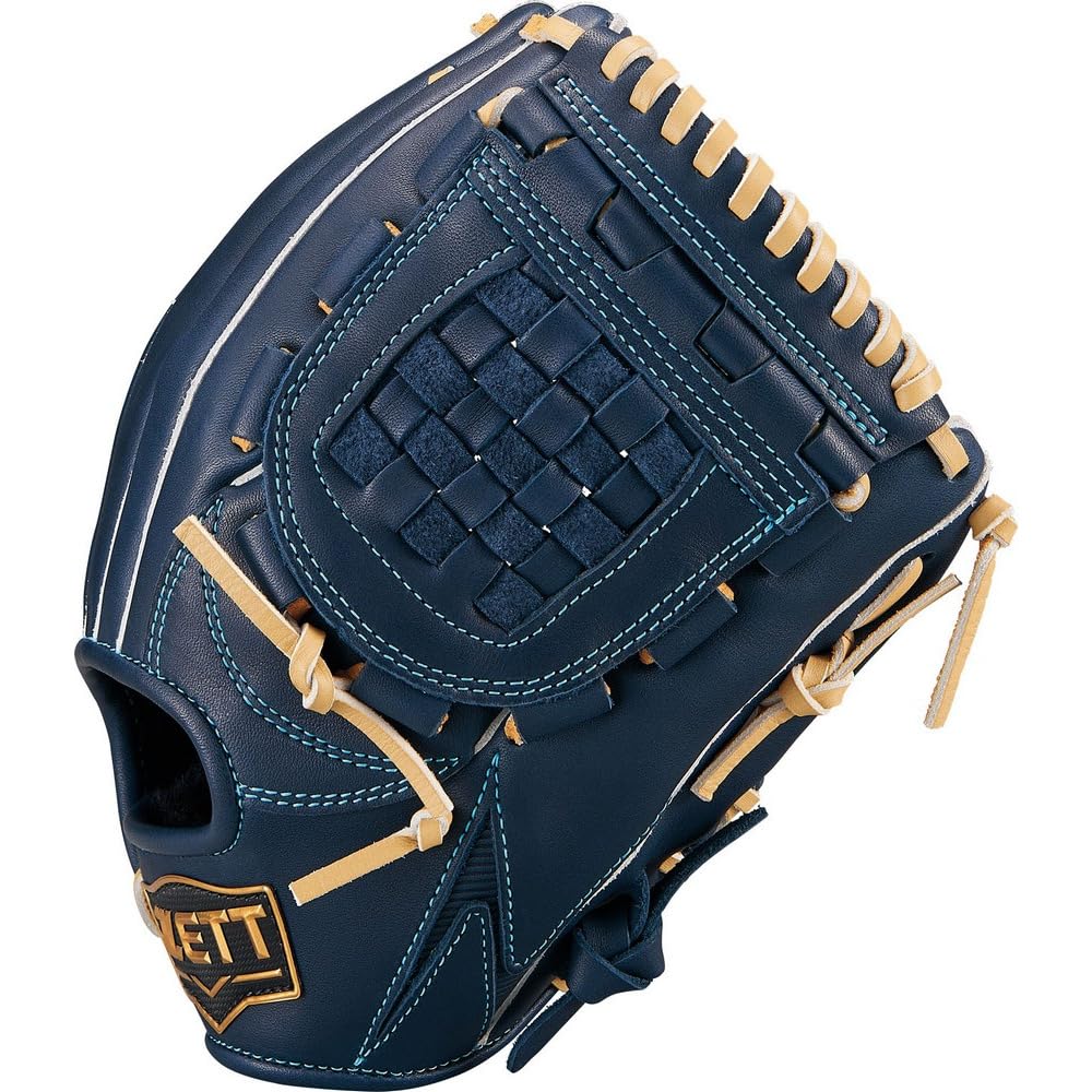 ZETT Youth Softball Zero One for Pitchers and Brown Size BJGB71530F Glove, Stage, Infielders, Navy/P (2932), L,