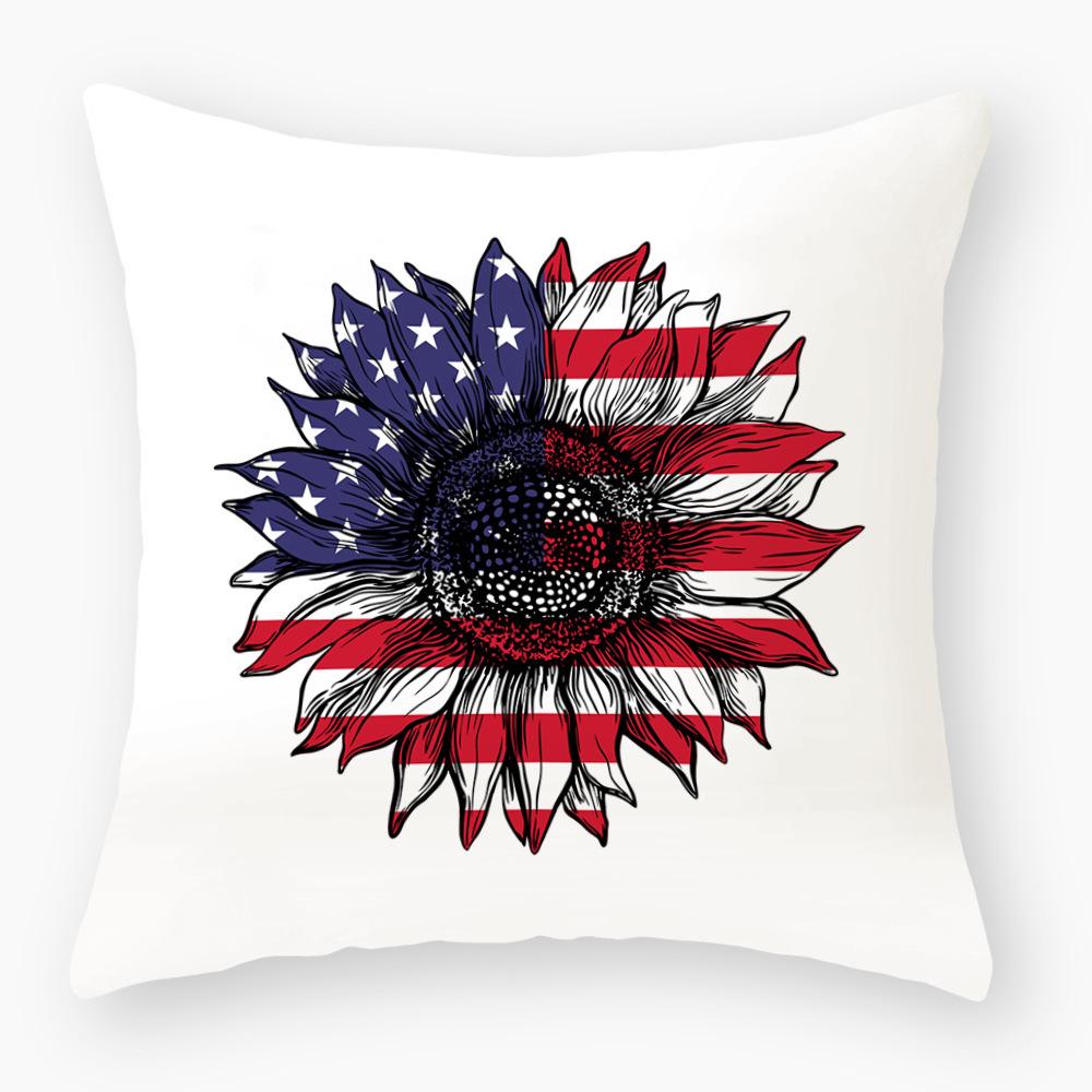Printed Pillowcase Home Sofa Decorative Cushion Cover Creative Printed Waist Pillowcase