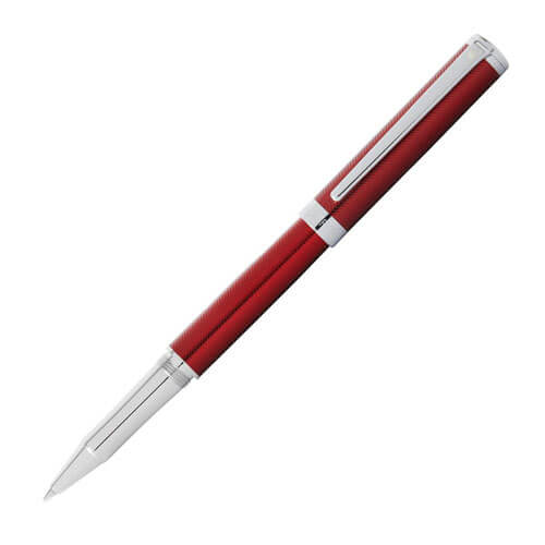 Sheaffer Intensity Engraved Red Lacquer Pen w/ Chrome Trim (Rollrbll)