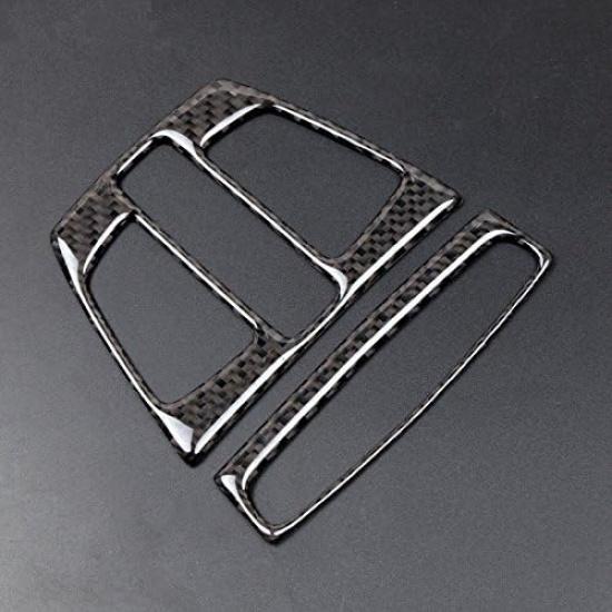 Carbon Fiber Car Roof Front Reading Light Trim Cover for BMW X5 X6 F15 F16 2014-2018
