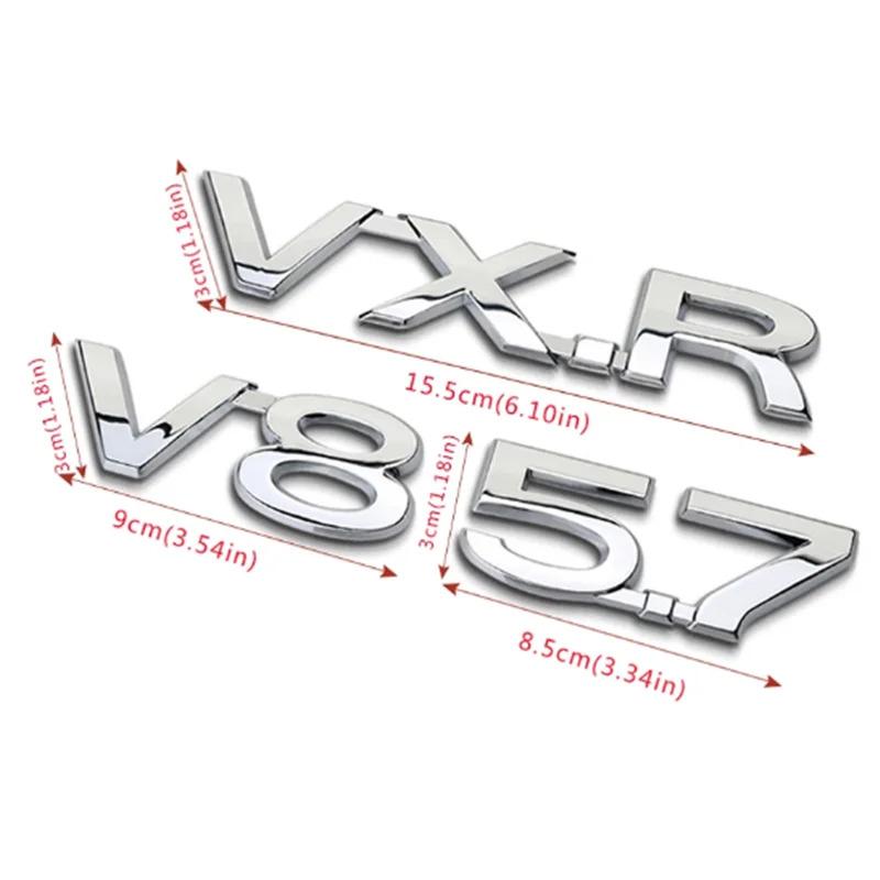 2.5V V6 V8 VX VXR TXL VXL Emblem for Toyota Reiz Land Cruiser Prado Rav4 Tundra Trunk Lid Sticker Displacement Auto Accessories AD6