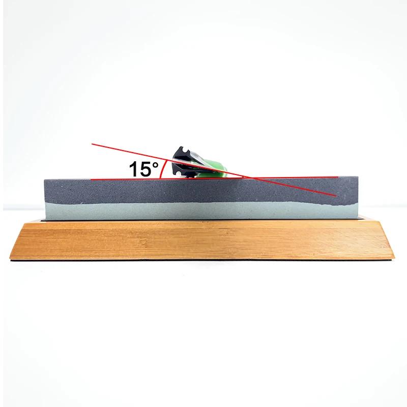 15 degree Sharpening stone plastic Angle guide kitchen knife holder knife sharpener blade sharp Accessories Apex edge blade