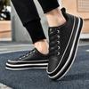 Men Large Size  New Leather Casual Board Shoes Fashionable Versatile Trendy Shoes Outdoor Casual Sneaker Zapatillas Hombre
