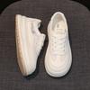 [Fanfna] Thick-soled Little White Shoes Women's 2025 New Summer Sports and Leisure Shoes Breathable and Lightweight Mesh Board Shoes