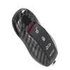 3 Pieces Set Painted Carbon Fiber Car Key Case Cover Suitable For Porsche Boxster Cayman Panamera Cayenne Macan 718/911 Taycan