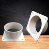 Air Vent Duct Connector Flange Straight Ventilation Pipe Plastic Ducting Tools Home Improvement Ventilation System Components