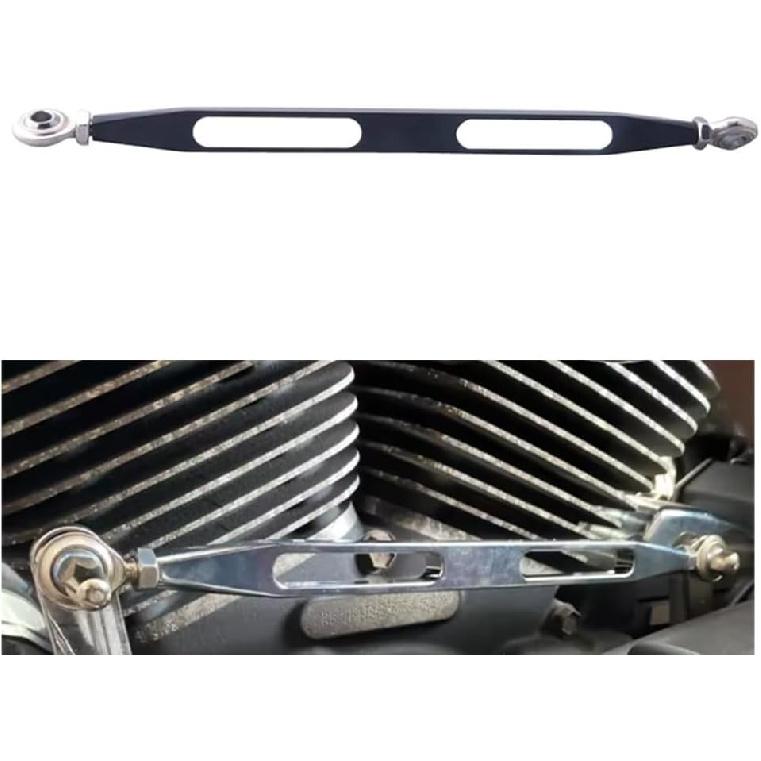 Shift Linkage Gear Shifter Levers for Harley Touring Electra Street Road Wide Tour Glide Road King Trike(Two Holes&Black)