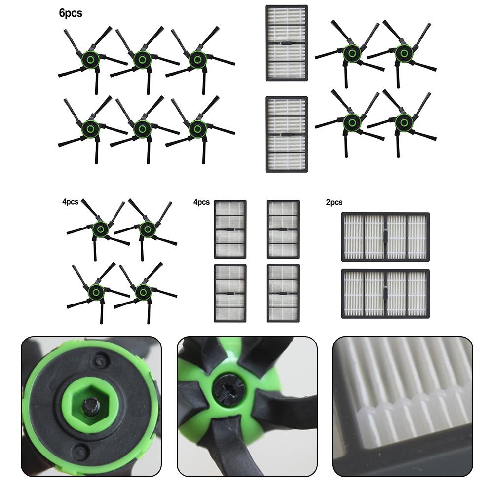

1 компл. боковая щетка + фильтр 2 в 1 комплект аксессуаров прочный