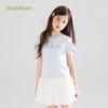 Mucmukn Girls' Antibacterial Cool-Touch Shell Print Short-Sleeve T-Shirt
