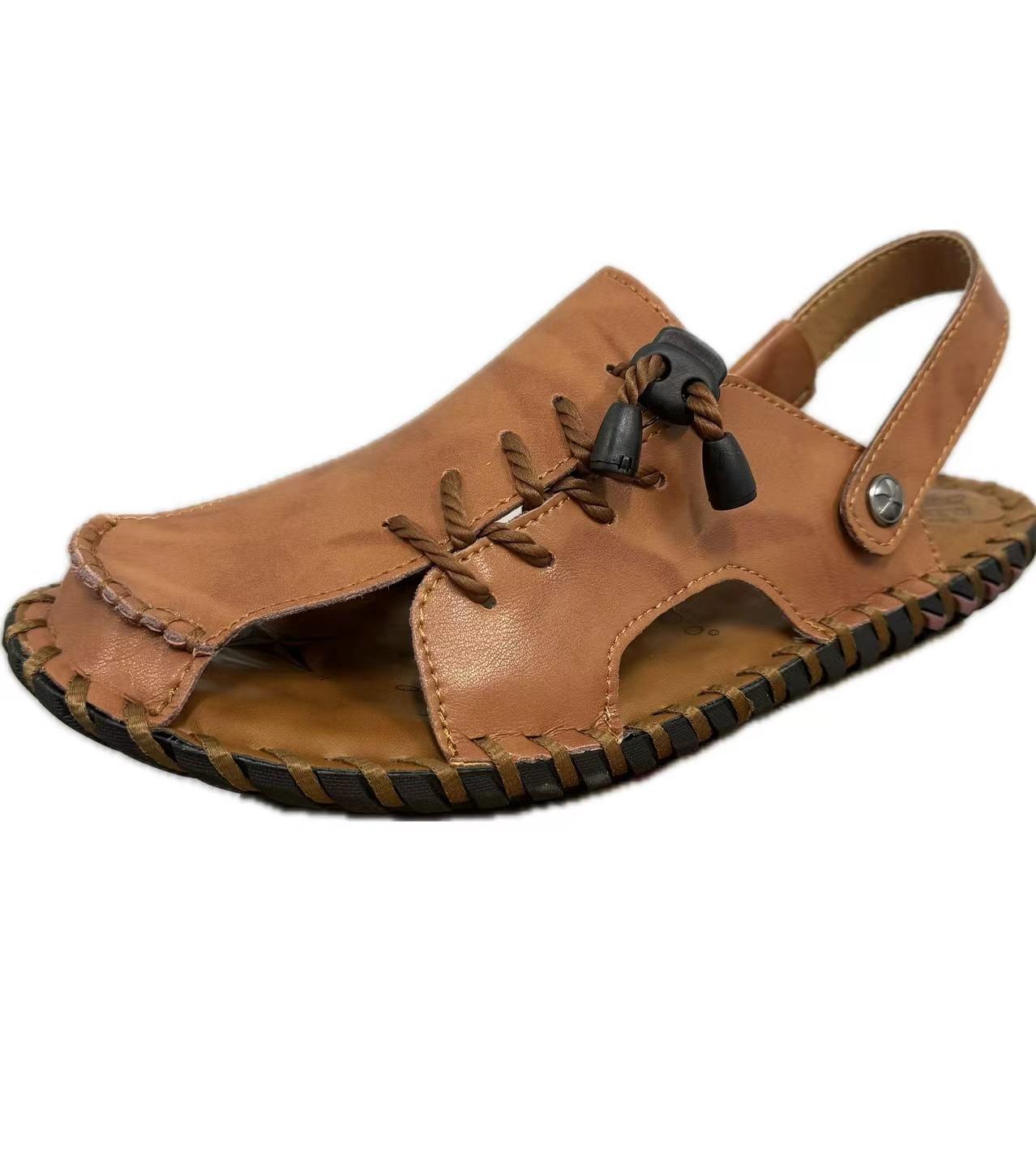 

Новые летние сандалии ручной работы, мужская обувь для отдыха на открытом воздухе, для пляжа, для ходьбы по воде и течению, мужская обувь двойного назначения большого размера 47