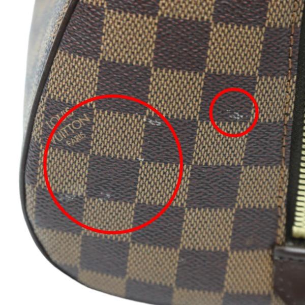 LOUIS VUITTON Damier Rivera MM Handbag Damier canvas Brown Women N41434 Used