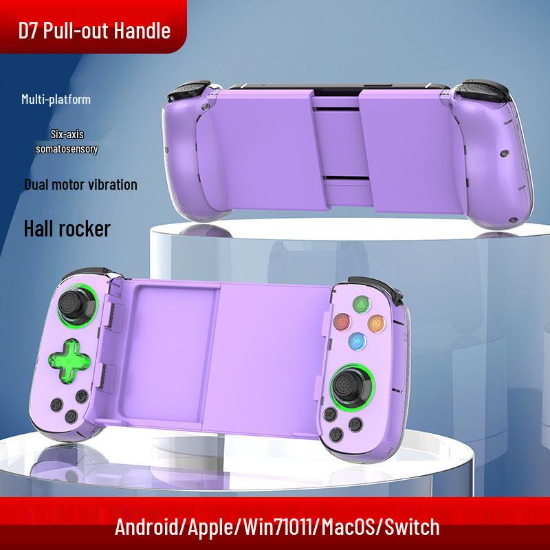 D7 Somatosensory Wireless Bluetooth Game Controller with Lights for Android and Switch
