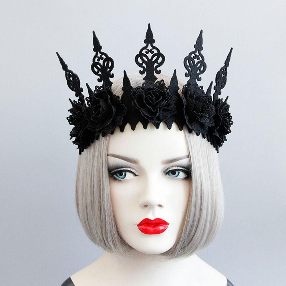 Spider Halloween Headband Headpiece Witch Hat Hairband Funny Halloween Mask  Dressing Up Props