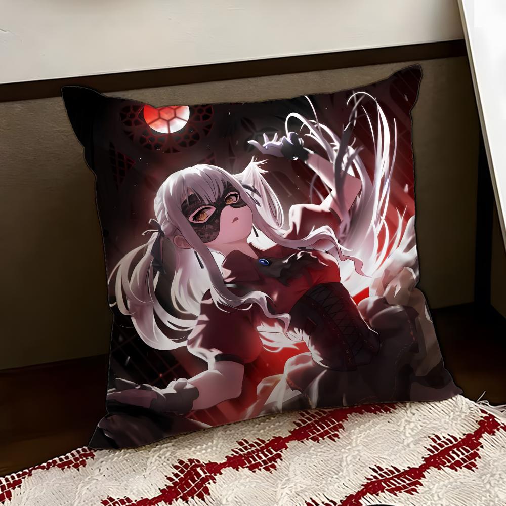 Anime AAve MMujica Cushion Cover Reversible Soft Durable Pillow Cover Home  Car MultiScene Use for Daily Comfort
