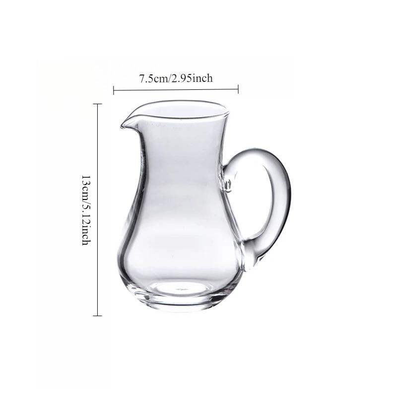 

Multiple Capacity Wine Pots Red Wine Decanter Wine Separator with Handle High End Transparent Wine Dispenser Bars Accessories 1pcs