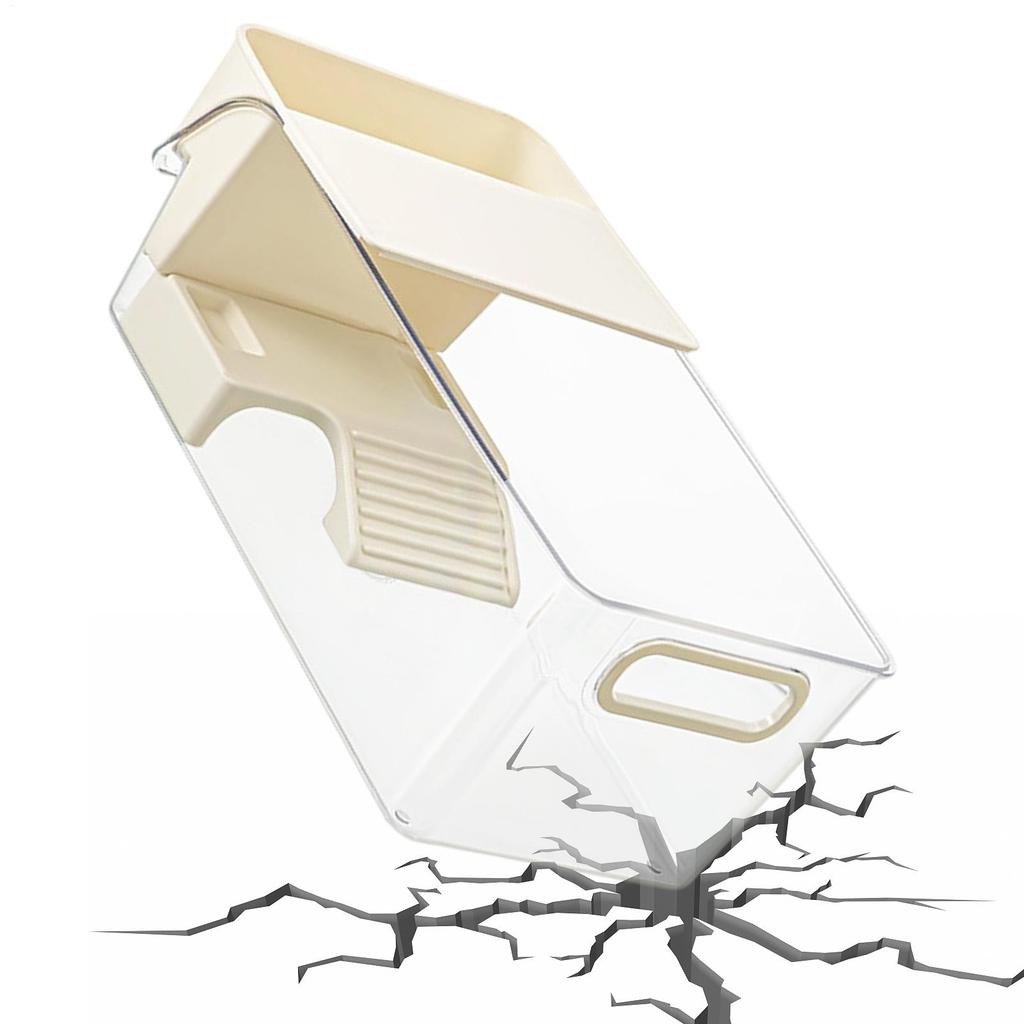 Turtle and fish tank Clear Area Habitat with Basking Stage for Crayfish Crabs Gecko Amphibians Fishes Small Pets Enclosure