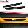 2PCS Car Door Sill Guard Scuff Plate Protect Cover Trim For Bronco Black US Flag