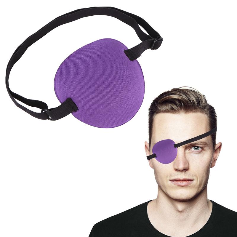 Single Eye Patch Adjustable Amblyopia Lazy Eye Patches Breathable Soft Medical Eye Patches for Left/Right Eyes