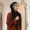 Modisches Diamant-Baumwoll-Elastik-Stirnband Mütze Für Frau Muslimisches Hijab-Hut-Damen-Mode Sofort-Schal Islamischer Turban