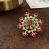 Vintage Baroque Cross Brooch Alloy Classic Retro Jewelry For Men And Women