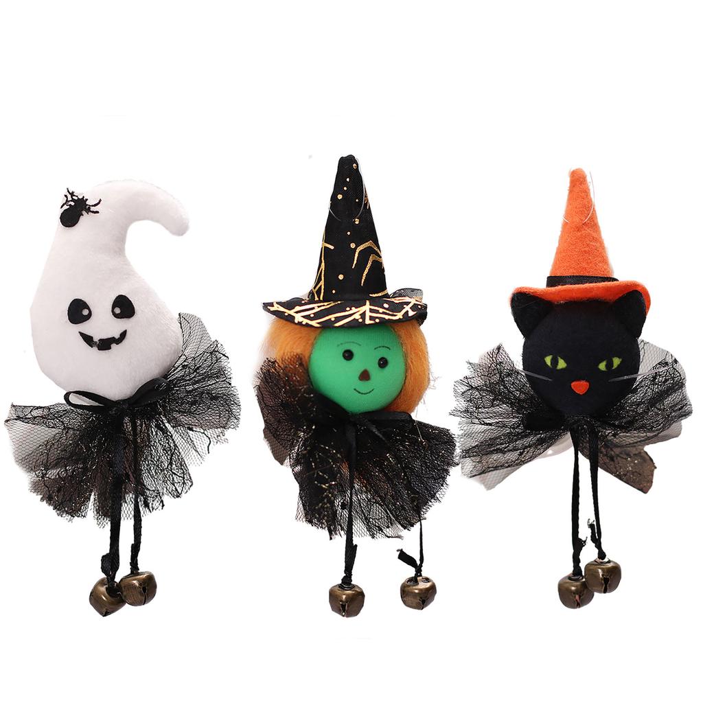 Halloween Decoration Scarecrow Decor Autumn Harvest Festival Decoration Thanksgiving Doll Hanging Ornaments For Tree Wall Door