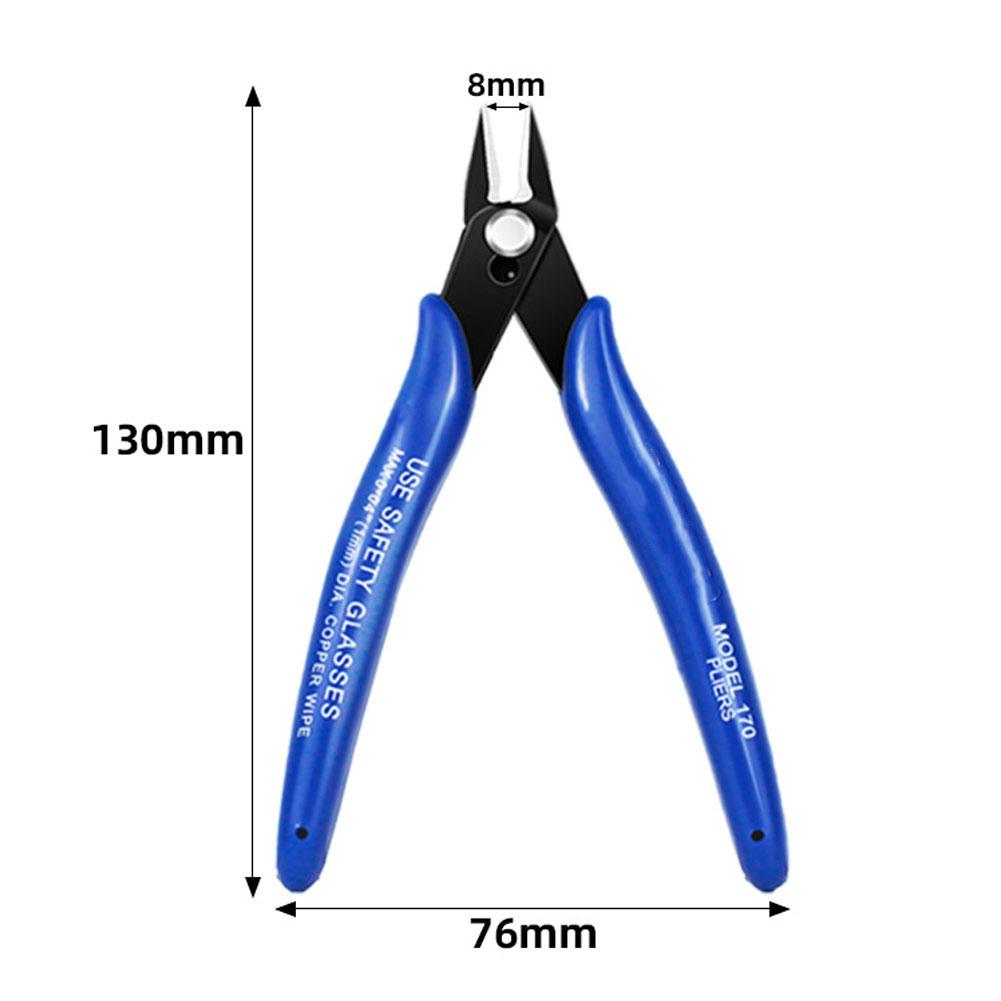 1PCS Bule Flush Side Cutter Clipper Kleště na řezání korálků na šperky Drátěné nástroje Kleště na šperky Sada nářadí a vybavení