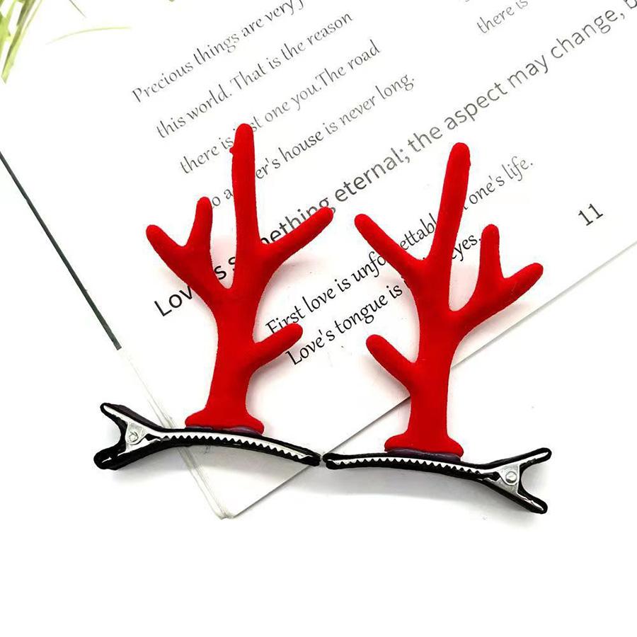 2026 New 7 Styles Cute Deer Antlers Hair Clip For Women Girl Lovely Hair Buckle Hairpins Children Headwear Hairgrip Economic