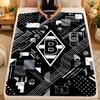 Flannel BlanketBorussia Mönchengladbach Warm Soft Throw Blanket for Indoor Sofa Bed Living Room Use
