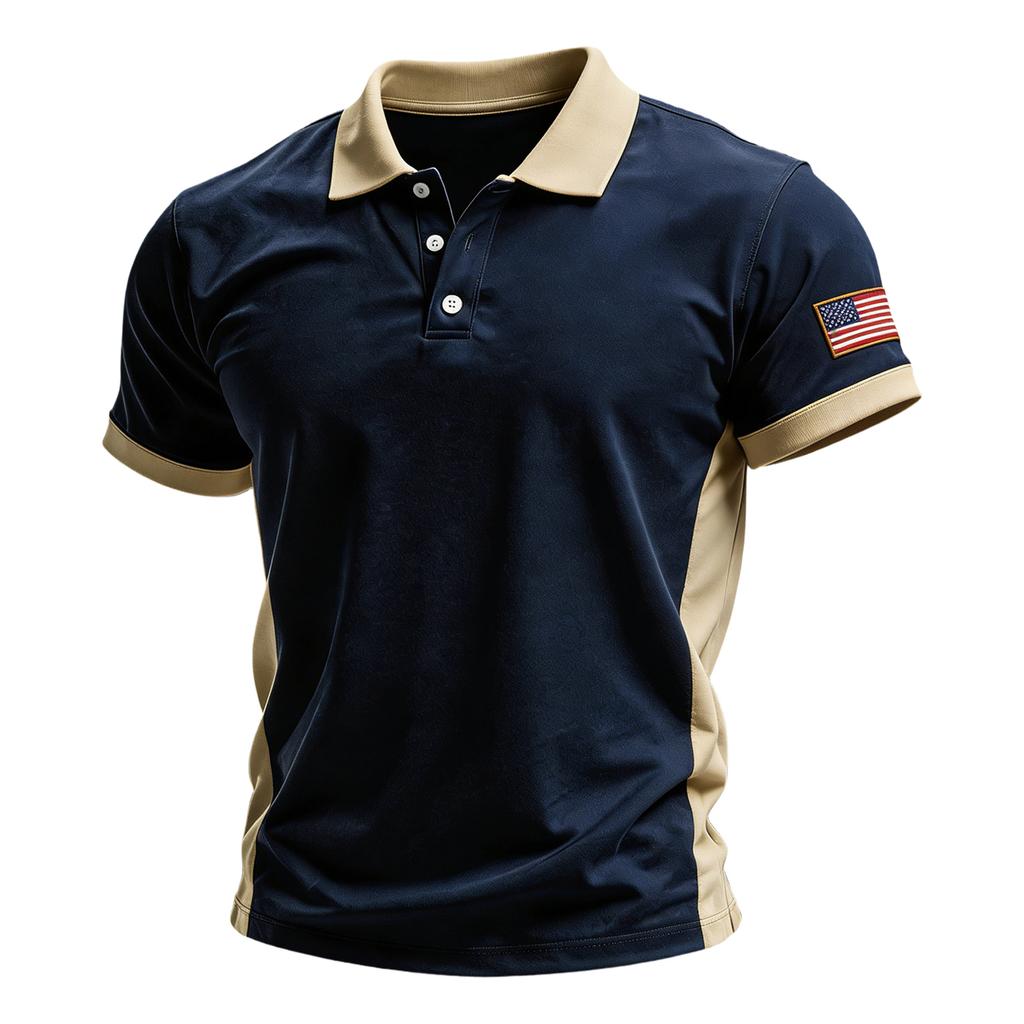 Men's Summer Print Short Sleeve Lapel Shirt Men's Casual Fashion Shirt