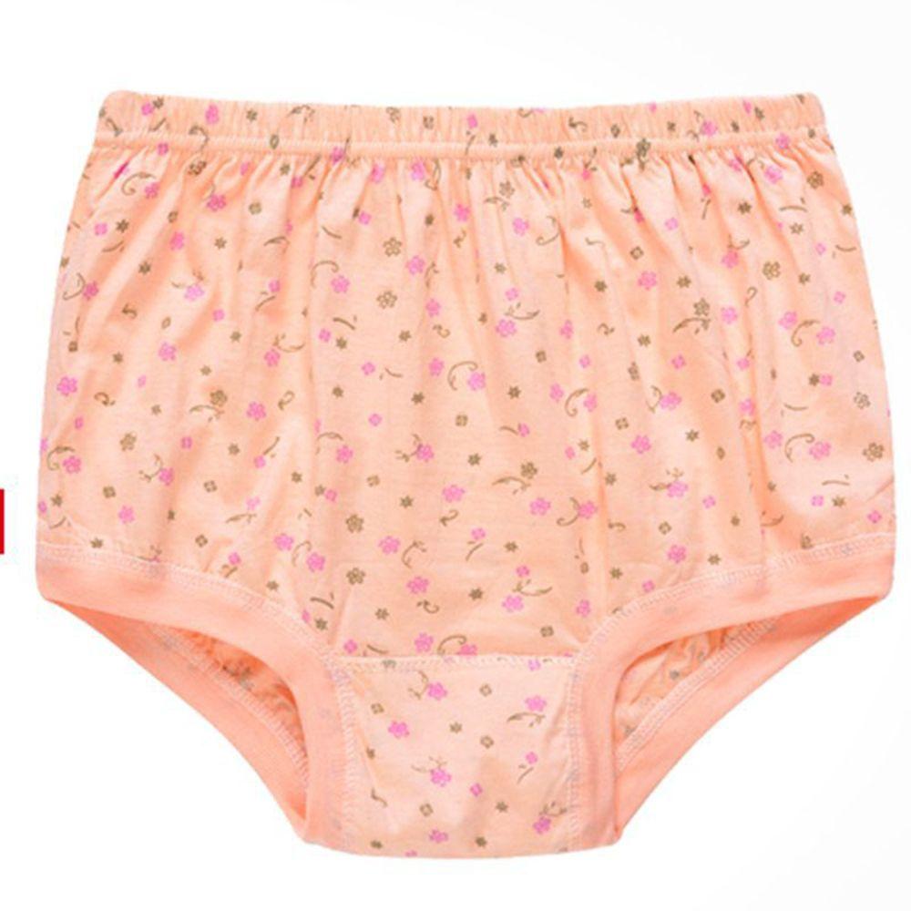 Plus Size Middle-aged And Elderly Female Lingerie Flower Panties Elderly Underwear Cotton Panties