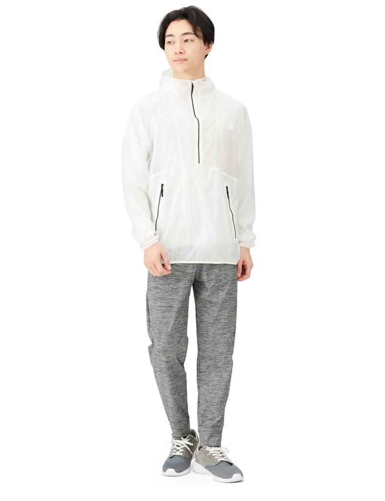 The North Face Free Run Size 2L Anorak, Unisex, Water-Repellent, Windproof, Lightweight, Clear,