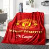Manchester Customize Your Name Blanket Gift Customizable Blanket Soft Warm Cozy Perfect for Seaside Couch Office Living Room Four Seasons Multipurpose