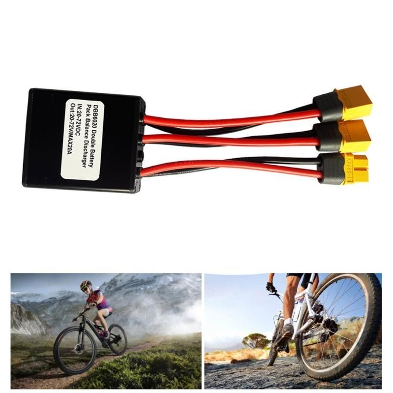 Double Battery Parallel Module 20V 72V 20A For Electric Bikes And DIY Projects With Charging Port