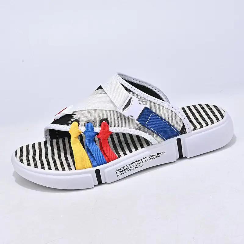 Fashion Men's Shoe Beach Slides Male Slipper Outdoor Shiatsu Flip Flops Cheap Shoes Liquidation Casual Elegant Designer Luxury Low Price