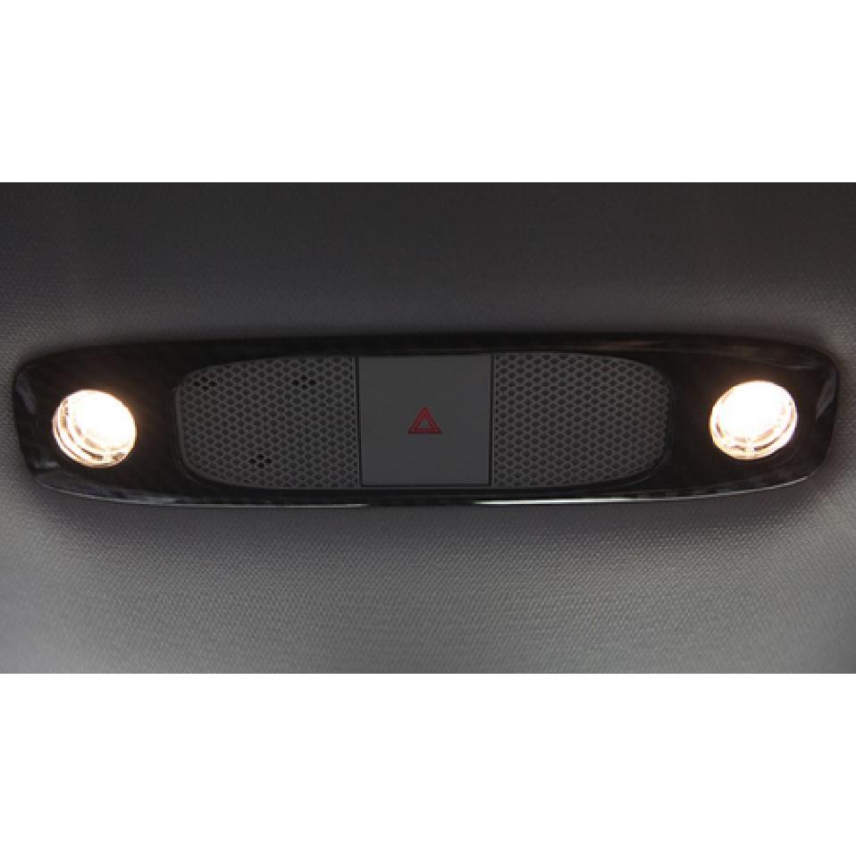 ABS Carbon Fiber Reading Light Lamp Frame Cover Trim For 2018- Tesla Model 3