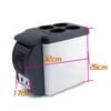 Frigorifero per auto, mini frigorifero, congelatore portatile, frigorifero a corrente continua da 12 V, refrigeratore termoelettrico da 6 litri per frutta.