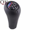 BMW Leather Gear Shift Knob with Logo - Wear-Resistant