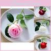 Realistic Velvet Rose Bouquet For Wedding Photography Home Decoration Gift Idea