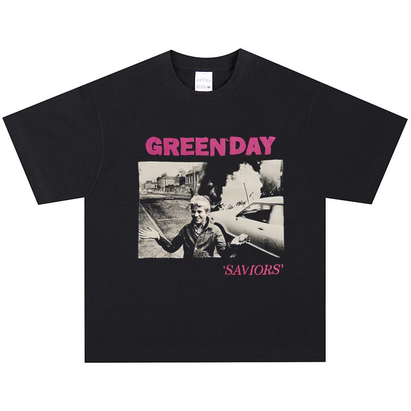 Green Day T-Shirt, Soft Fabric Casual Daily Wear L