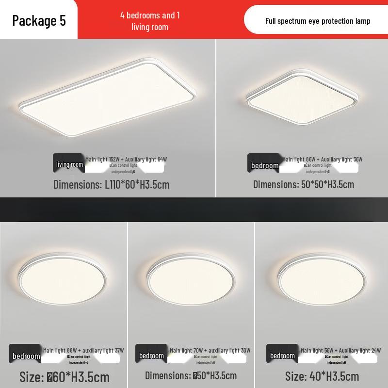 Dream Bubble Diamond Plate 3-Color Dimmable LED Ceiling Light