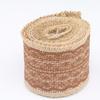 Natural Jute Burlap Hessian Ribbon +lace Trim Edge Vintage Wedding Rustic