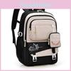 Matching Trendy Color Nylon Travel Backpack Lightweight Schoolbag Kids Gift