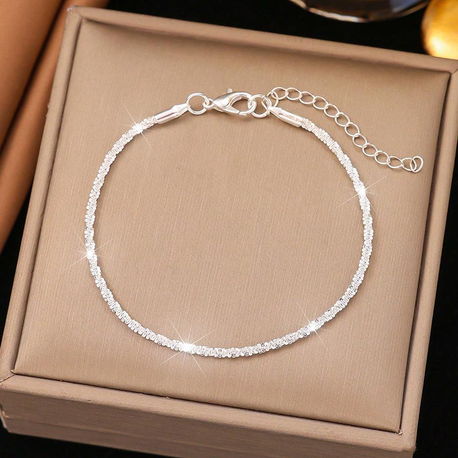 High-End Starry Sky Layered Anklet for Women: Cool, Sparkling Foot Jewelry