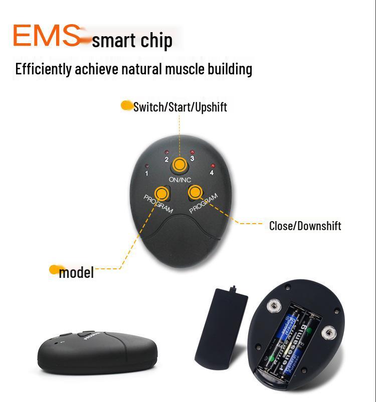 EMS Pulsmassage Hüftgurt: Intelligenter ABS Muskelstimulator & Elektrischer Bauchtrainer.