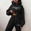Casual Hoodie Set Winter Couple Matching Fashion Streetwear Outfit