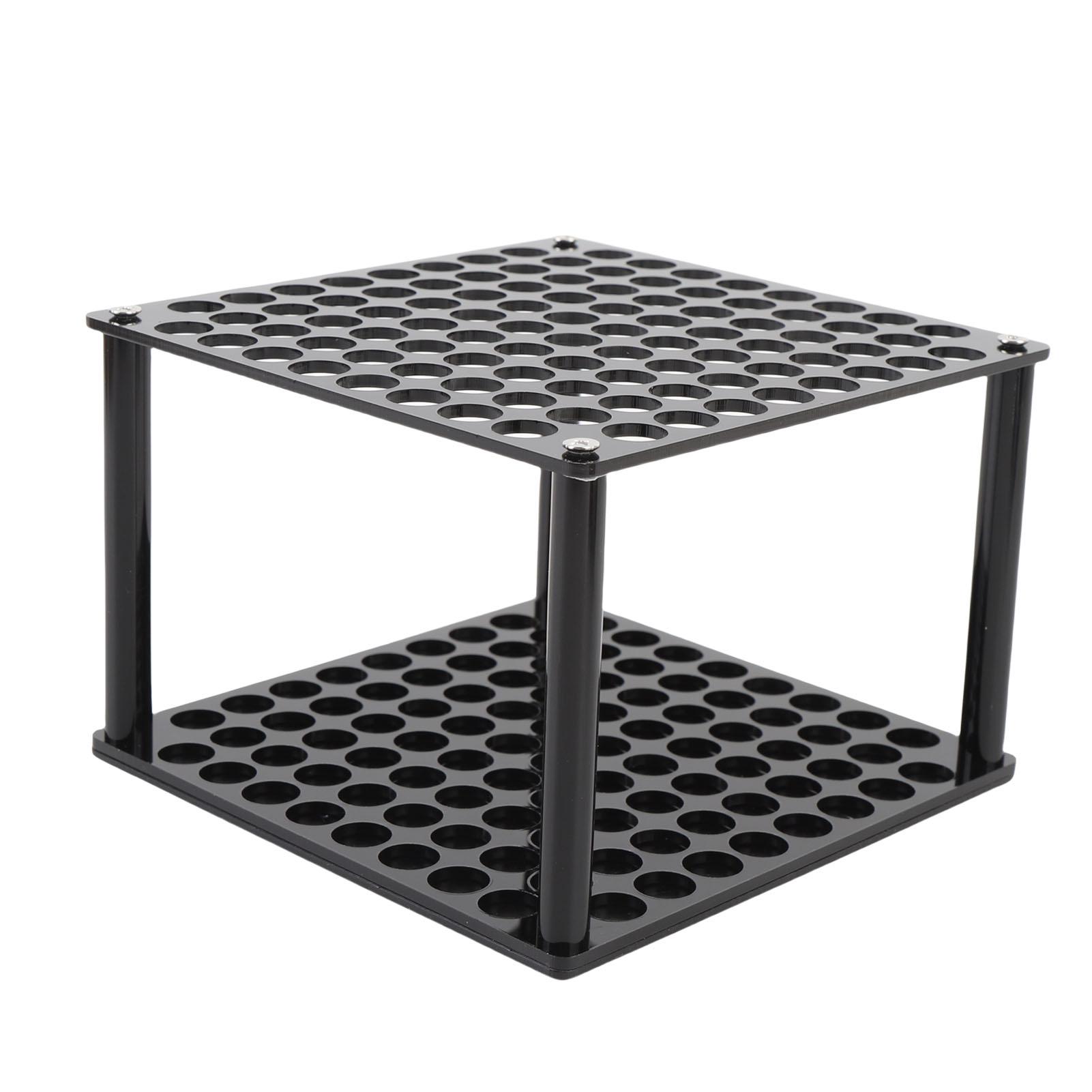 Makeup Brush Holder 96 Slots Acrylic Pen Display Stand Pencil Organizer Plastic Marker Stand чёрный