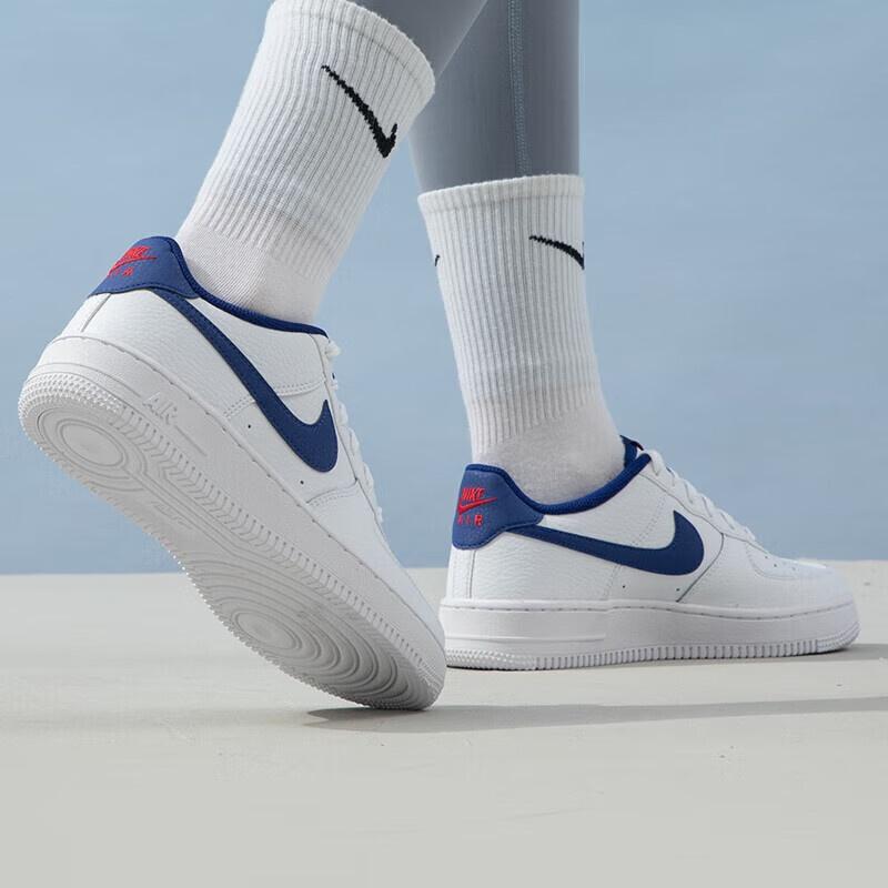 (GS) Nike Air Force 1 'White Deep Royal' Kids' CT3839-101