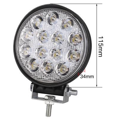 4'' 42W Led Flut Runde Arbeit Licht Offroad Lkw Auto Suv ATV Fahren Lampe