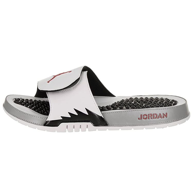 

Кроссовки унисекс Air Jordan Hydro 5 Slide White Red Silver 555501-112